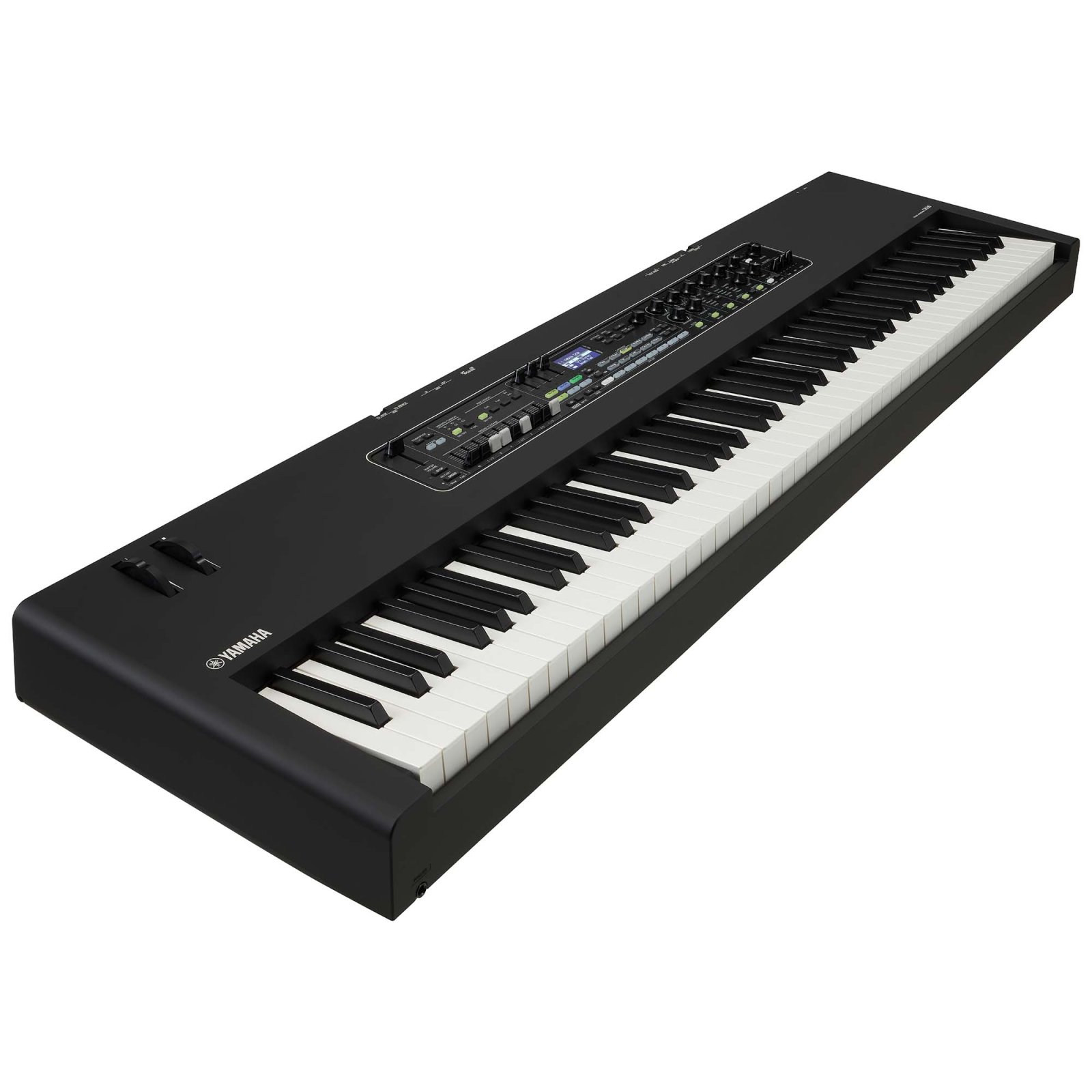 Teclado Yamaha para una iglesia en Guatemala, visto en ángulo